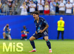 29.06.2026, Fussball Weltmeisterschaft 2026 in den USA, Sechzehntelfinale, Deutschland - Paraguay, im Gillette Stadium (Boston (Foxborough)), Elfmeterschiessen nach Verlängerung,  Mauricio (Paraguay) jubelt frenetisch.


