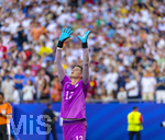 29.06.2026, Fussball Weltmeisterschaft 2026 in den USA, Sechzehntelfinale, Deutschland - Paraguay, im Gillette Stadium (Boston (Foxborough)), Elfmeterschiessen nach Verlängerung, Torwart Orlando Gill  (Paraguay) jubelt 


