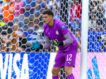 29.06.2026, Fussball Weltmeisterschaft 2026 in den USA, Sechzehntelfinale, Deutschland - Paraguay, im Gillette Stadium (Boston (Foxborough)),  Torwart Orlando Gill  (Paraguay)   


