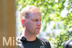 02.07.2026, Bad Wörishofen, Deutschland. Der FC Vaduz absolviert am vierten und vorletzten Tag seines Sommertrainingslagers Medientermine im Parkhotel Bad Wörishofen. Spieler, Trainer und insbesondere die Neuzugänge stehen für Interviews und Gespräche im Rahmen der Vorbereitung auf die Saison 2026/2027 der Swiss Football League (SFL) zur Verfügung. Marc Schneider (FC Vaduz)