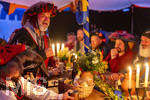 03.07.2026,  Frundsbergfest Mindelheim 2026, Historisches-Fest im Unterallgäu mit tausenden Mitwirkenden. Die Kreisstadt Mindelheim kehrt für eine Woche ins Mittelalter zurück und feiert ihre historische Geschichte. Stimmungsvolles Altstadtfest und Lagerleben in den Gassen und Strassen. Emser Lager, Versammlung der Hauptleute. 