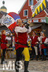 03.07.2026,  Frundsbergfest Mindelheim 2026, Historisches-Fest im Unterallgäu mit tausenden Mitwirkenden. Die Kreisstadt Mindelheim kehrt für eine Woche ins Mittelalter zurück um ihre historische Geschichte zu feiern.  Mindelheimer Fahnenschwinger 