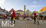 03.07.2026,  Frundsbergfest Mindelheim 2026, Historisches-Fest im Unterallgäu mit tausenden Mitwirkenden. Die Kreisstadt Mindelheim kehrt für eine Woche ins Mittelalter zurück um ihre historische Geschichte zu feiern.  Mindelheimer Fahnenschwinger 