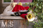 03.07.2026,  Frundsbergfest Mindelheim 2026, Historisches-Fest im Unterallgäu mit tausenden Mitwirkenden. Die Kreisstadt Mindelheim kehrt für eine Woche ins Mittelalter zurück um ihre historische Geschichte zu feiern.  Trompete am Rande abgelegt