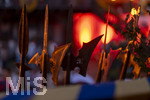 03.07.2026,  Frundsbergfest Mindelheim 2026, Historisches-Fest im Unterallgäu mit tausenden Mitwirkenden. Die Kreisstadt Mindelheim kehrt für eine Woche ins Mittelalter zurück um ihre historische Geschichte zu feiern.  Hauptleute Versammlung im Fähnlein Ems, Emser Lager.