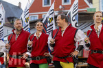 03.07.2026,  Frundsbergfest Mindelheim 2026, Historisches-Fest im Unterallgäu mit tausenden Mitwirkenden. Die Kreisstadt Mindelheim kehrt für eine Woche ins Mittelalter zurück um ihre historische Geschichte zu feiern.  Mindelheimer Fahnenschwinger  