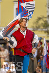 03.07.2026,  Frundsbergfest Mindelheim 2026, Historisches-Fest im Unterallgäu mit tausenden Mitwirkenden. Die Kreisstadt Mindelheim kehrt für eine Woche ins Mittelalter zurück um ihre historische Geschichte zu feiern.  Mindelheimer Fahnenschwinger 