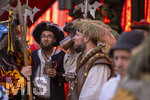 03.07.2026,  Frundsbergfest Mindelheim 2026, Historisches-Fest im Unterallgäu mit tausenden Mitwirkenden. Die Kreisstadt Mindelheim kehrt für eine Woche ins Mittelalter zurück um ihre historische Geschichte zu feiern. Viel Betrieb im Fähnlein Ems, Emser Lager.