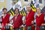 03.07.2026,  Frundsbergfest Mindelheim 2026, Historisches-Fest im Unterallgäu mit tausenden Mitwirkenden. Die Kreisstadt Mindelheim kehrt für eine Woche ins Mittelalter zurück um ihre historische Geschichte zu feiern.  Mindelheimer Fahnenschwinger  