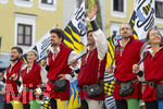 03.07.2026,  Frundsbergfest Mindelheim 2026, Historisches-Fest im Unterallgäu mit tausenden Mitwirkenden. Die Kreisstadt Mindelheim kehrt für eine Woche ins Mittelalter zurück um ihre historische Geschichte zu feiern.  Mindelheimer Fahnenschwinger  