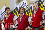 03.07.2026,  Frundsbergfest Mindelheim 2026, Historisches-Fest im Unterallgäu mit tausenden Mitwirkenden. Die Kreisstadt Mindelheim kehrt für eine Woche ins Mittelalter zurück um ihre historische Geschichte zu feiern.  Mindelheimer Fahnenschwinger  
