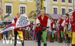 03.07.2026,  Frundsbergfest Mindelheim 2026, Historisches-Fest im Unterallgäu mit tausenden Mitwirkenden. Die Kreisstadt Mindelheim kehrt für eine Woche ins Mittelalter zurück um ihre historische Geschichte zu feiern.  Mindelheimer Fahnenschwinger 