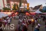 03.07.2026,  Frundsbergfest Mindelheim 2026, Historisches-Fest im Unterallgäu mit tausenden Mitwirkenden. Die Kreisstadt Mindelheim kehrt für eine Woche ins Mittelalter zurück um ihre historische Geschichte zu feiern. Viel Betrieb im Fähnlein Ems, Emser Lager.