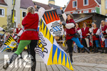 03.07.2026,  Frundsbergfest Mindelheim 2026, Historisches-Fest im Unterallgäu mit tausenden Mitwirkenden. Die Kreisstadt Mindelheim kehrt für eine Woche ins Mittelalter zurück um ihre historische Geschichte zu feiern.  Mindelheimer Fahnenschwinger 