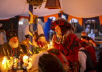 03.07.2026,  Frundsbergfest Mindelheim 2026, Historisches-Fest im Unterallgäu mit tausenden Mitwirkenden. Die Kreisstadt Mindelheim kehrt für eine Woche ins Mittelalter zurück um ihre historische Geschichte zu feiern.  Hauptleute Versammlung im Fähnlein Ems, Emser Lager.