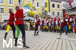 03.07.2026,  Frundsbergfest Mindelheim 2026, Historisches-Fest im Unterallgäu mit tausenden Mitwirkenden. Die Kreisstadt Mindelheim kehrt für eine Woche ins Mittelalter zurück um ihre historische Geschichte zu feiern.  Mindelheimer Fahnenschwinger 