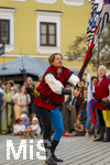 03.07.2026,  Frundsbergfest Mindelheim 2026, Historisches-Fest im Unterallgäu mit tausenden Mitwirkenden. Die Kreisstadt Mindelheim kehrt für eine Woche ins Mittelalter zurück um ihre historische Geschichte zu feiern.  Mindelheimer Fahnenschwinger 