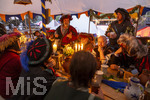 03.07.2026,  Frundsbergfest Mindelheim 2026, Historisches-Fest im Unterallgäu mit tausenden Mitwirkenden. Die Kreisstadt Mindelheim kehrt für eine Woche ins Mittelalter zurück um ihre historische Geschichte zu feiern.  Hauptleute Versammlung im Fähnlein Ems, Emser Lager.
