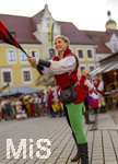 03.07.2026,  Frundsbergfest Mindelheim 2026, Historisches-Fest im Unterallgäu mit tausenden Mitwirkenden. Die Kreisstadt Mindelheim kehrt für eine Woche ins Mittelalter zurück um ihre historische Geschichte zu feiern.  Mindelheimer Fahnenschwinger 