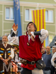 03.07.2026,  Frundsbergfest Mindelheim 2026, Historisches-Fest im Unterallgäu mit tausenden Mitwirkenden. Die Kreisstadt Mindelheim kehrt für eine Woche ins Mittelalter zurück um ihre historische Geschichte zu feiern.  Mindelheimer Fahnenschwinger 