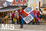 03.07.2026,  Frundsbergfest Mindelheim 2026, Historisches-Fest im Unterallgäu mit tausenden Mitwirkenden. Die Kreisstadt Mindelheim kehrt für eine Woche ins Mittelalter zurück um ihre historische Geschichte zu feiern.  Mindelheimer Fahnenschwinger  