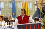 03.07.2026,  Frundsbergfest Mindelheim 2026, Historisches-Fest im Unterallgäu mit tausenden Mitwirkenden. Die Kreisstadt Mindelheim kehrt für eine Woche ins Mittelalter zurück um ihre historische Geschichte zu feiern.  Mindelheimer Fahnenschwinger 