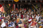 03.07.2026,  Frundsbergfest Mindelheim 2026, Historisches-Fest im Unterallgäu mit tausenden Mitwirkenden. Die Kreisstadt Mindelheim kehrt für eine Woche ins Mittelalter zurück um ihre historische Geschichte zu feiern. Viel Betrieb im Fähnlein Ems, Emser Lager.