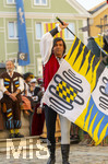 03.07.2026,  Frundsbergfest Mindelheim 2026, Historisches-Fest im Unterallgäu mit tausenden Mitwirkenden. Die Kreisstadt Mindelheim kehrt für eine Woche ins Mittelalter zurück um ihre historische Geschichte zu feiern.  Mindelheimer Fahnenschwinger 