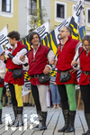 03.07.2026,  Frundsbergfest Mindelheim 2026, Historisches-Fest im Unterallgäu mit tausenden Mitwirkenden. Die Kreisstadt Mindelheim kehrt für eine Woche ins Mittelalter zurück um ihre historische Geschichte zu feiern.  Mindelheimer Fahnenschwinger  