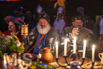 03.07.2026,  Frundsbergfest Mindelheim 2026, Historisches-Fest im Unterallgäu mit tausenden Mitwirkenden. Die Kreisstadt Mindelheim kehrt für eine Woche ins Mittelalter zurück um ihre historische Geschichte zu feiern.  Hauptleute Versammlung im Fähnlein Ems, Emser Lager.  