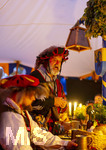 03.07.2026,  Frundsbergfest Mindelheim 2026, Historisches-Fest im Unterallgäu mit tausenden Mitwirkenden. Die Kreisstadt Mindelheim kehrt für eine Woche ins Mittelalter zurück um ihre historische Geschichte zu feiern.  Hauptleute Versammlung im Fähnlein Ems, Emser Lager.  