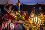 03.07.2026,  Frundsbergfest Mindelheim 2026, Historisches-Fest im Unterallgäu mit tausenden Mitwirkenden. Die Kreisstadt Mindelheim kehrt für eine Woche ins Mittelalter zurück um ihre historische Geschichte zu feiern.  Hauptleute Versammlung im Fähnlein Ems, Emser Lager.  