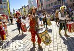 04.07.2026,  Frundsbergfest Mindelheim 2026, Historisches-Fest im Unterallgäu mit tausenden Mitwirkenden. Die Kreisstadt Mindelheim kehrt für eine Woche ins Mittelalter zurück und feiert ihre historische Geschichte. Einzug der Bauern zum Bauernmarkt 