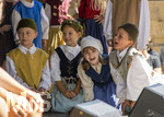 04.07.2026,  Frundsbergfest Mindelheim 2026, Historisches-Fest im Unterallgäu mit tausenden Mitwirkenden. Die Kreisstadt Mindelheim kehrt für eine Woche ins Mittelalter zurück und feiert ihre historische Geschichte. Kindermusical Singspiel St. Josef Grundschule, unter der musikalischen Leitung von Claudia Mayer (Mindelheim)