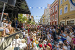 04.07.2026,  Frundsbergfest Mindelheim 2026, Historisches-Fest im Unterallgäu mit tausenden Mitwirkenden. Die Kreisstadt Mindelheim kehrt für eine Woche ins Mittelalter zurück und feiert ihre historische Geschichte. Kindermusical Singspiel St. Josef Grundschule, unter der musikalischen Leitung von Claudia Mayer (Mindelheim)