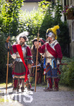 04.07.2026,  Frundsbergfest Mindelheim 2026, Historisches-Fest im Unterallgäu mit tausenden Mitwirkenden. Die Kreisstadt Mindelheim kehrt für eine Woche ins Mittelalter zurück und feiert ihre historische Geschichte.  Schauspiel MEHR SOLD MUSS HER am Stadtgraben, Landknechte stürmen die Mauern der Stadt. 