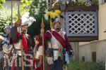 04.07.2026,  Frundsbergfest Mindelheim 2026, Historisches-Fest im Unterallgäu mit tausenden Mitwirkenden. Die Kreisstadt Mindelheim kehrt für eine Woche ins Mittelalter zurück und feiert ihre historische Geschichte.  Schauspiel MEHR SOLD MUSS HER am Stadtgraben, Landknechte stürmen die Mauern der Stadt. 