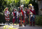 04.07.2026,  Frundsbergfest Mindelheim 2026, Historisches-Fest im Unterallgäu mit tausenden Mitwirkenden. Die Kreisstadt Mindelheim kehrt für eine Woche ins Mittelalter zurück und feiert ihre historische Geschichte.  Schauspiel MEHR SOLD MUSS HER am Stadtgraben, Landknechte stürmen die Mauern der Stadt. 