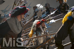 04.07.2026,  Frundsbergfest Mindelheim 2026, Historisches-Fest im Unterallgäu mit tausenden Mitwirkenden. Die Kreisstadt Mindelheim kehrt für eine Woche ins Mittelalter zurück und feiert ihre historische Geschichte.  Schauspiel MEHR SOLD MUSS HER am Stadtgraben, Landknechte stürmen die Mauern der Stadt. 