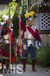 04.07.2026,  Frundsbergfest Mindelheim 2026, Historisches-Fest im Unterallgäu mit tausenden Mitwirkenden. Die Kreisstadt Mindelheim kehrt für eine Woche ins Mittelalter zurück und feiert ihre historische Geschichte.  Schauspiel MEHR SOLD MUSS HER am Stadtgraben, Landknechte stürmen die Mauern der Stadt. 