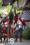 04.07.2026,  Frundsbergfest Mindelheim 2026, Historisches-Fest im Unterallgäu mit tausenden Mitwirkenden. Die Kreisstadt Mindelheim kehrt für eine Woche ins Mittelalter zurück und feiert ihre historische Geschichte.  Schauspiel MEHR SOLD MUSS HER am Stadtgraben, Landknechte stürmen die Mauern der Stadt. 