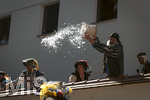 04.07.2026,  Frundsbergfest Mindelheim 2026, Historisches-Fest im Unterallgäu mit tausenden Mitwirkenden. Die Kreisstadt Mindelheim kehrt für eine Woche ins Mittelalter zurück und feiert ihre historische Geschichte.  Schauspiel MEHR SOLD MUSS HER am Stadtgraben, Landknechte stürmen die Mauern der Stadt. 