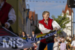 04.07.2026,  Frundsbergfest Mindelheim 2026, Historisches-Fest im Unterallgäu mit tausenden Mitwirkenden. Die Kreisstadt Mindelheim kehrt für eine Woche ins Mittelalter zurück und feiert ihre historische Geschichte. Fahnenschwinger Mindelheim
