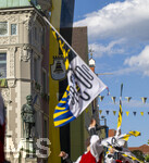04.07.2026,  Frundsbergfest Mindelheim 2026, Historisches-Fest im Unterallgäu mit tausenden Mitwirkenden. Die Kreisstadt Mindelheim kehrt für eine Woche ins Mittelalter zurück und feiert ihre historische Geschichte. Fahnenschwinger Mindelheim