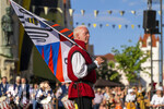 04.07.2026,  Frundsbergfest Mindelheim 2026, Historisches-Fest im Unterallgäu mit tausenden Mitwirkenden. Die Kreisstadt Mindelheim kehrt für eine Woche ins Mittelalter zurück und feiert ihre historische Geschichte. Fahnenschwinger Mindelheim
