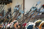 04.07.2026,  Frundsbergfest Mindelheim 2026, Historisches-Fest im Unterallgäu mit tausenden Mitwirkenden. Die Kreisstadt Mindelheim kehrt für eine Woche ins Mittelalter zurück und feiert ihre historische Geschichte.  Schauspiel MEHR SOLD MUSS HER am Stadtgraben, Landknechte stürmen die Mauern der Stadt. 
