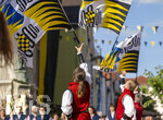 04.07.2026,  Frundsbergfest Mindelheim 2026, Historisches-Fest im Unterallgäu mit tausenden Mitwirkenden. Die Kreisstadt Mindelheim kehrt für eine Woche ins Mittelalter zurück und feiert ihre historische Geschichte. Fahnenschwinger Mindelheim