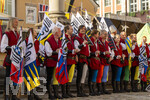 04.07.2026,  Frundsbergfest Mindelheim 2026, Historisches-Fest im Unterallgäu mit tausenden Mitwirkenden. Die Kreisstadt Mindelheim kehrt für eine Woche ins Mittelalter zurück und feiert ihre historische Geschichte. Fahnenschwinger Mindelheim