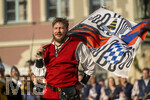 04.07.2026,  Frundsbergfest Mindelheim 2026, Historisches-Fest im Unterallgäu mit tausenden Mitwirkenden. Die Kreisstadt Mindelheim kehrt für eine Woche ins Mittelalter zurück und feiert ihre historische Geschichte. Fahnenschwinger Mindelheim