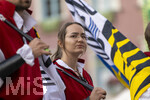 04.07.2026,  Frundsbergfest Mindelheim 2026, Historisches-Fest im Unterallgäu mit tausenden Mitwirkenden. Die Kreisstadt Mindelheim kehrt für eine Woche ins Mittelalter zurück und feiert ihre historische Geschichte. Fahnenschwinger Mindelheim 